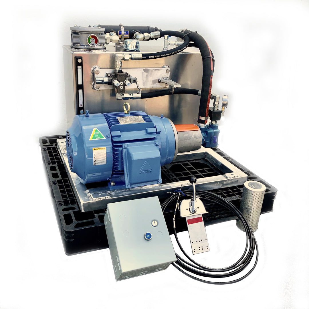 Hydraulic Pkg. Option 2 (15 hp Electric Motor)