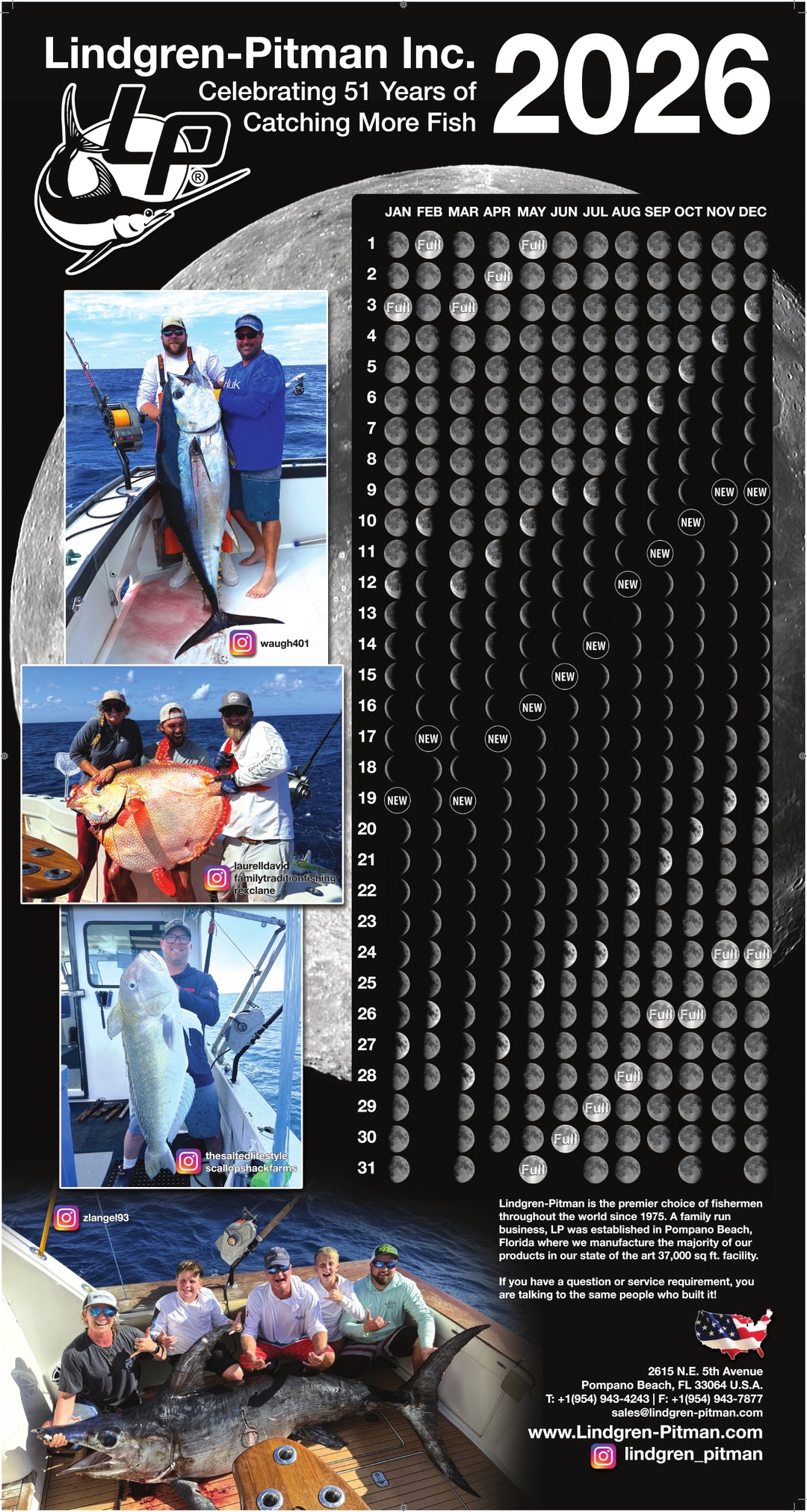 November 2026 Moon Phases 6 Lunar Phase Calendar 2026: Your Ultimate Fishing Companion ...