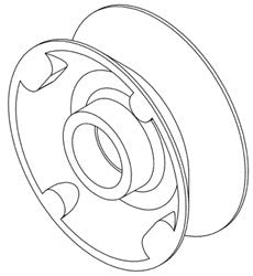 4" HT BLOCK, S/S ROLLER (SHEAVE)
