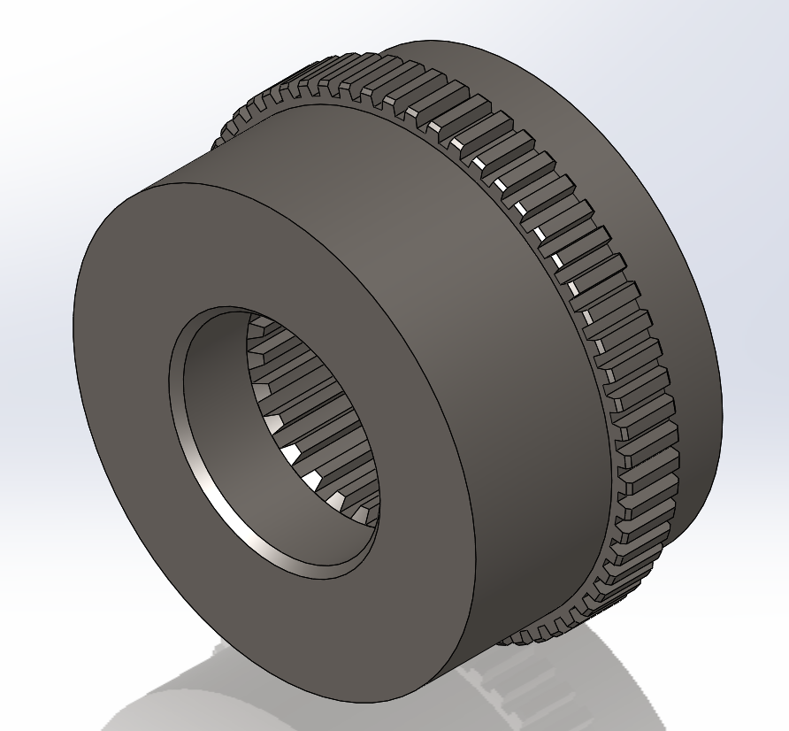F2 HUB, POCLAIN MOTOR SPLINED COUPLER