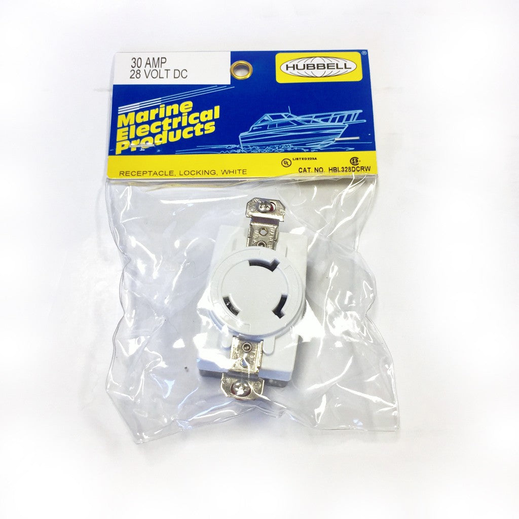 HUBBELL RECEPTACLE FOR THE SV-2400 (WHITE)