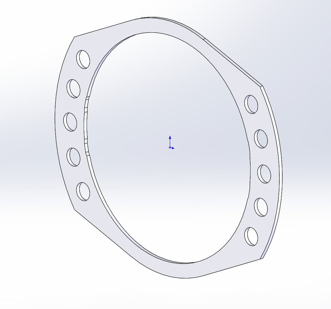 POCLAIN MOTOR FLANGE GASKET (PLASTIC)