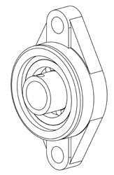 LEVELWIND 2 BOLT FLANGE BEARING