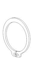 LS-5 V-ROLLER EXT. SNAP RING