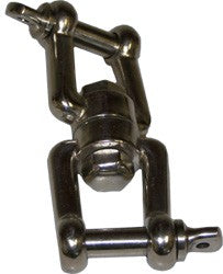 Shackle, Double Swivel, Stainless Steel, 10mm