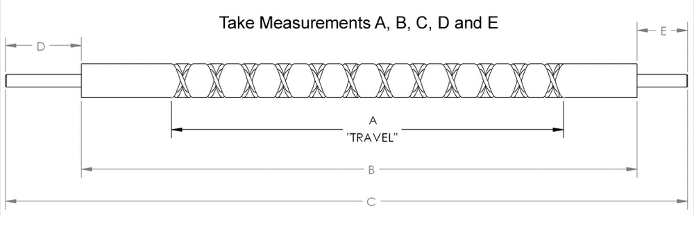 LEVELWIND WORM SCREW (Take Measurements)